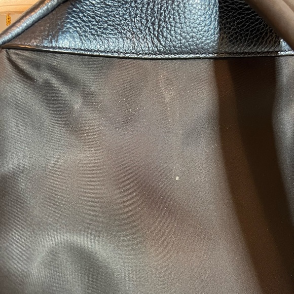 Coach Navy Leather Backpack - Picture 6 of 10